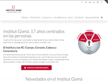 Tablet Screenshot of institutgoma.com